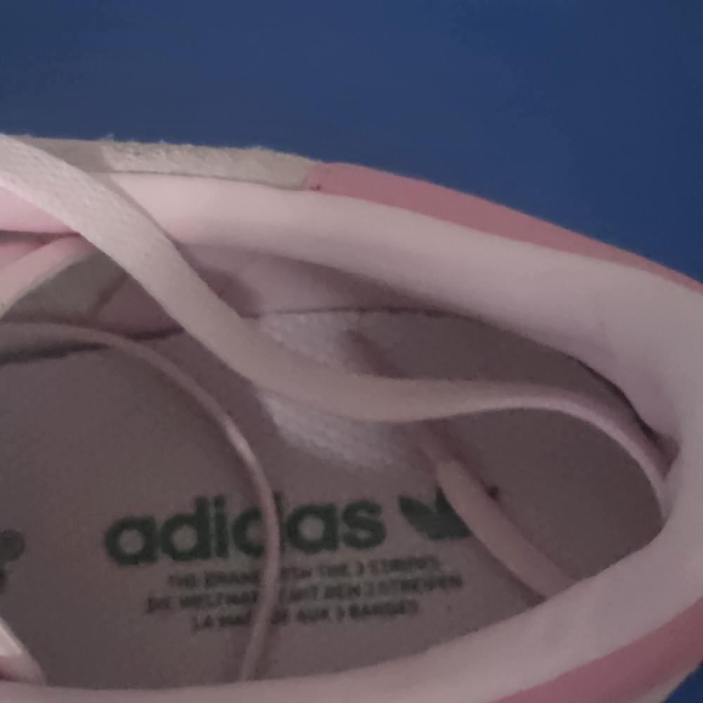Adidas Gazelle Pink and Green Sneakers - Picture 6 of 6